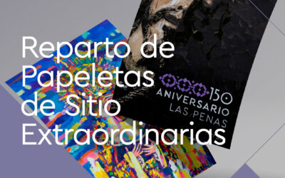 Reparto de papeletas de sitio para la participación en los Cultos Externos a celebrar con motivo del 150 Aniversario Fundacional
